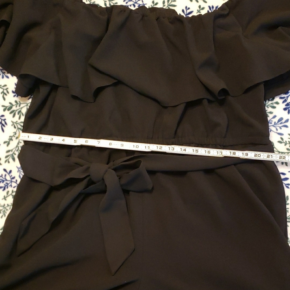 RACHEL Rachel Roy Elegant Black Romper - Picture 8 of 13